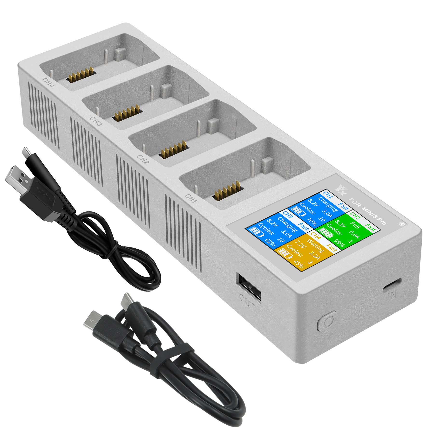 4in1 3in1 Battery Charging Hub - Drone Charging Hub บทวิจารณ์และราคา