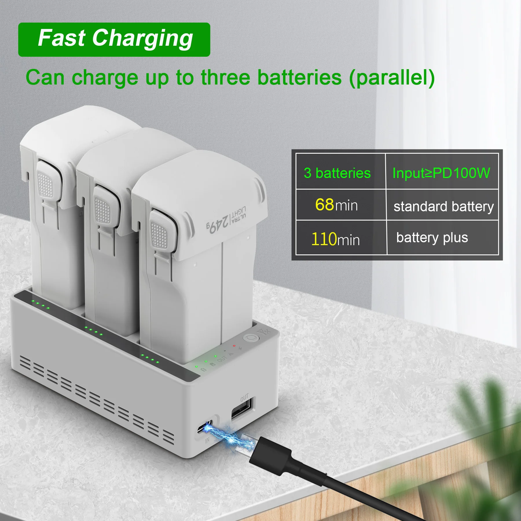 Charger Hub for DJI LITO 1 X1  - Drone Charging Hub บทวิจารณ์และราคา