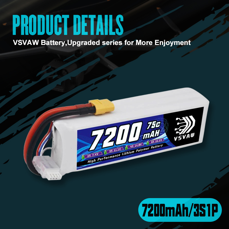 VSVAW 3S Lipo Battery 11.1V 72 - Drone Battery Adapter บทวิจารณ์และราคา