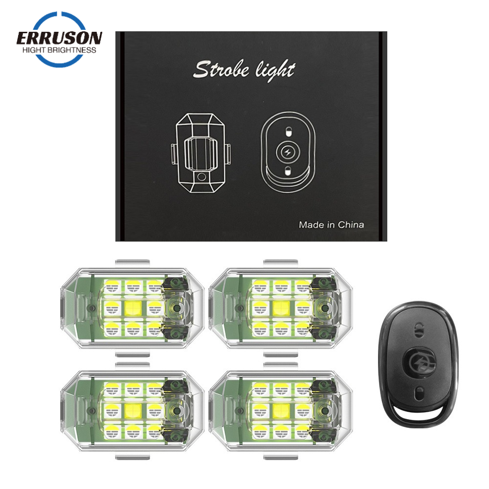 2PCS/4PCS Wireless LED Drone S - Drone Strobe Light บทวิจารณ์และราคา