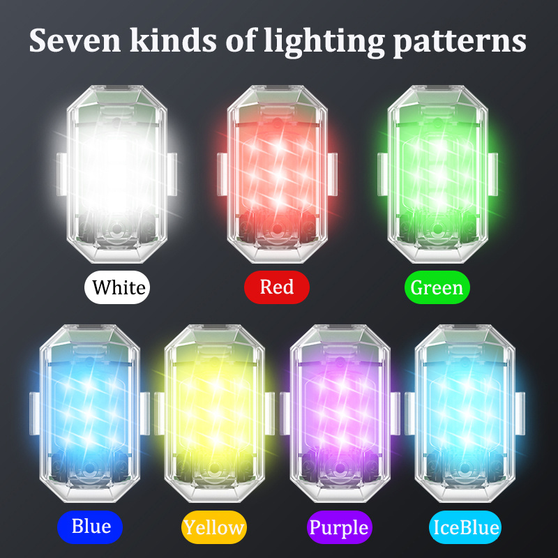 2PCS/4PCS Wireless LED Drone S - Drone Strobe Light บทวิจารณ์และราคา