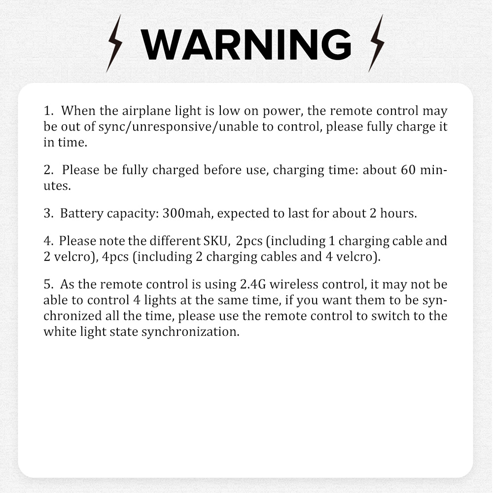 2PCS/4PCS Wireless LED Drone S - Drone Strobe Light บทวิจารณ์และราคา