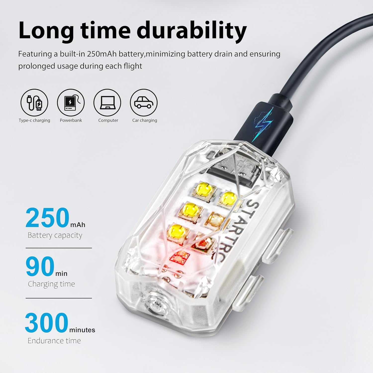 STARTRC Drone Strobe Light Ant - Drone Strobe Light บทวิจารณ์และราคา