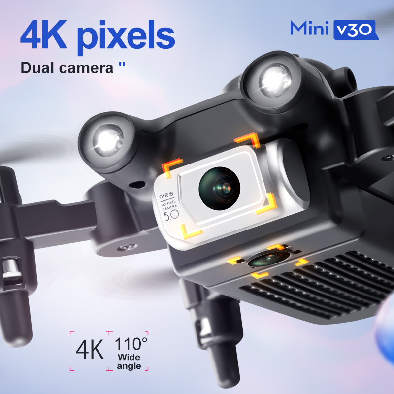 Mini V30 WiFi FPV Drone With 4 - Drone Remote Controller Lanyard บทวิจารณ์และราคา