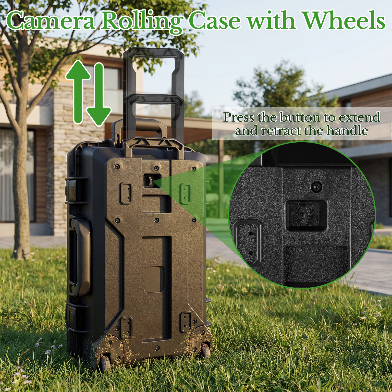 Professional Large Hard Rollin - Drone Carrying Case บทวิจารณ์และราคา