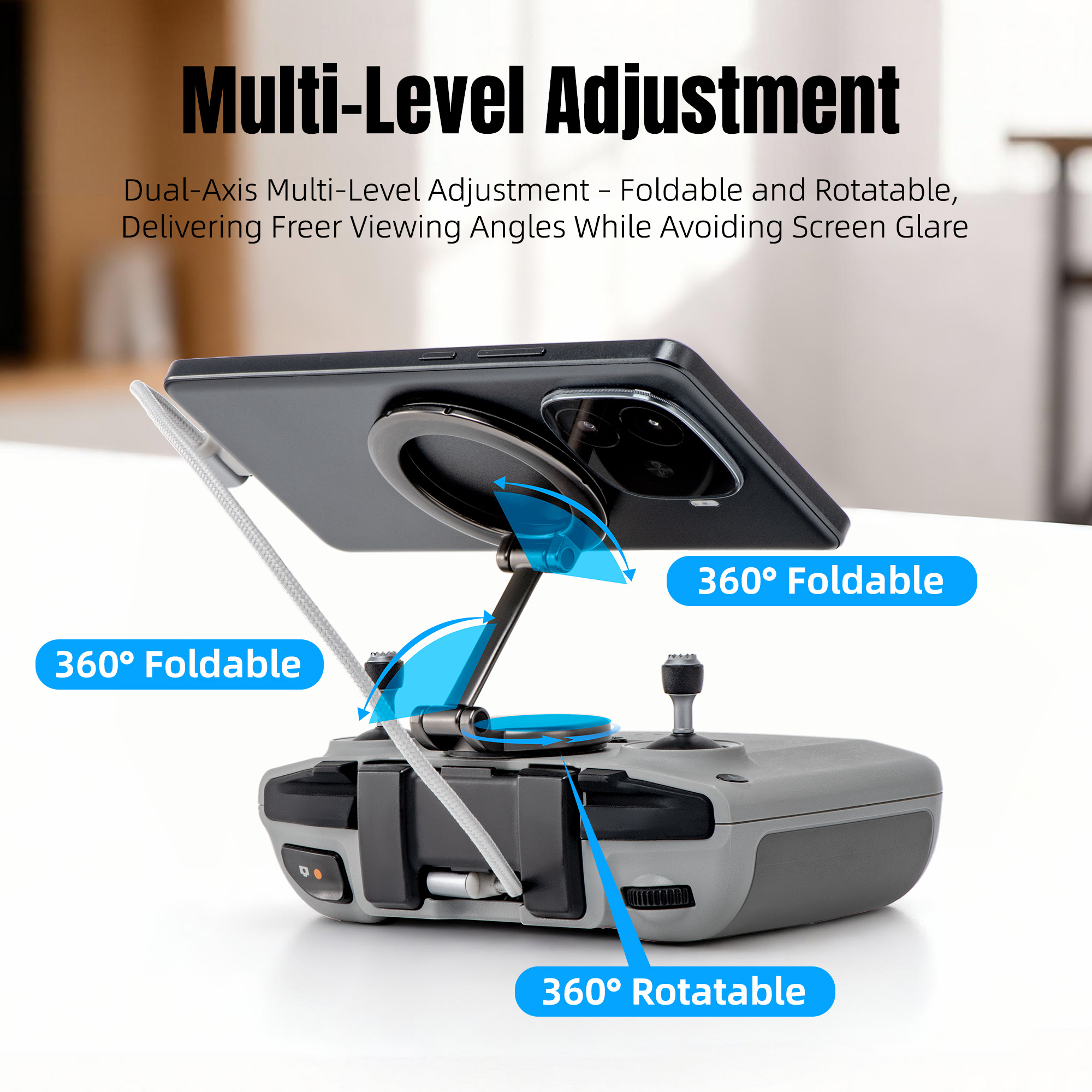 Adjustable Magnetic Phone Stan - Drone Tablet Mount บทวิจารณ์และราคา