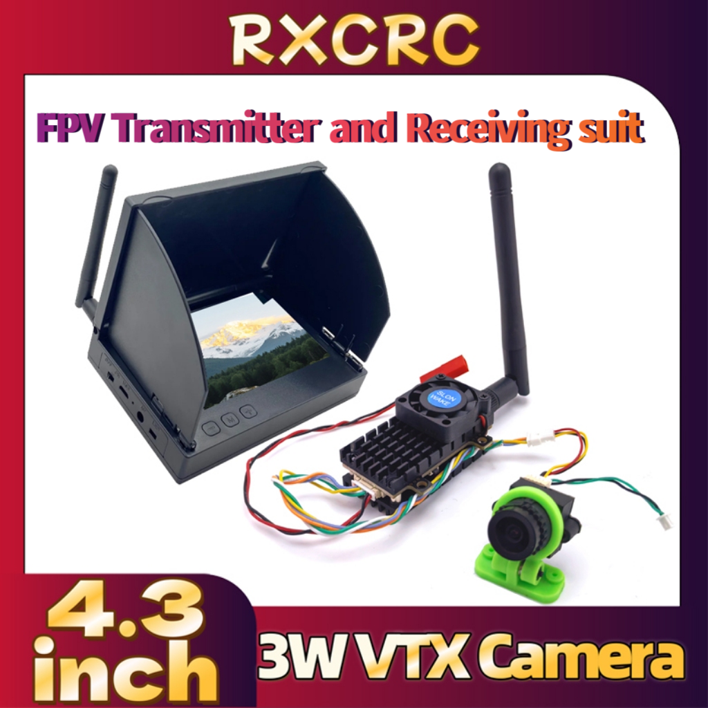 RXCRC 5.8G 3W Video VTX transm - Drone Controller Screen บทวิจารณ์และราคา