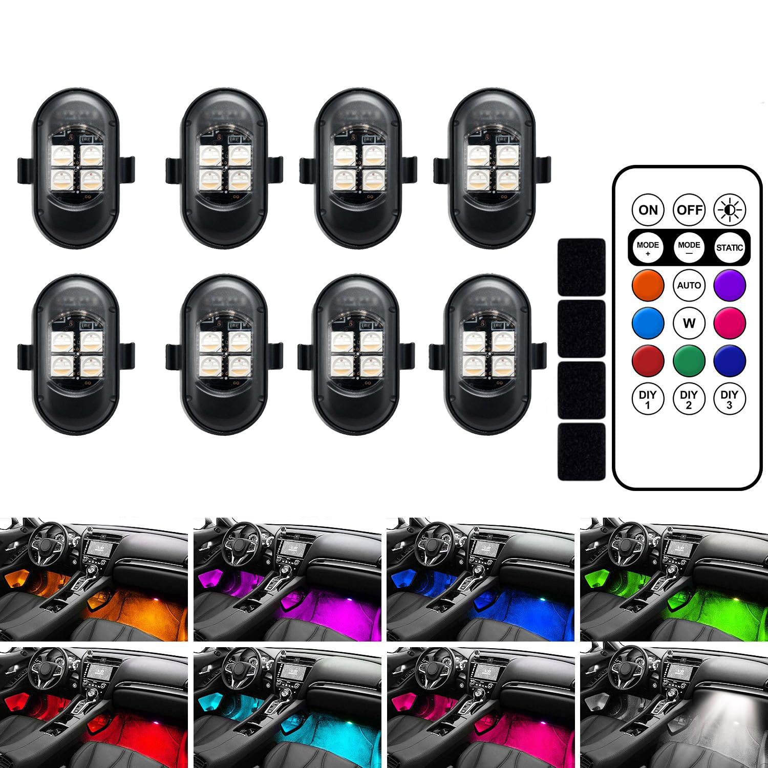 Upgraded 4LEDs Wireless LED St - Drone Beacon Light บทวิจารณ์และราคา