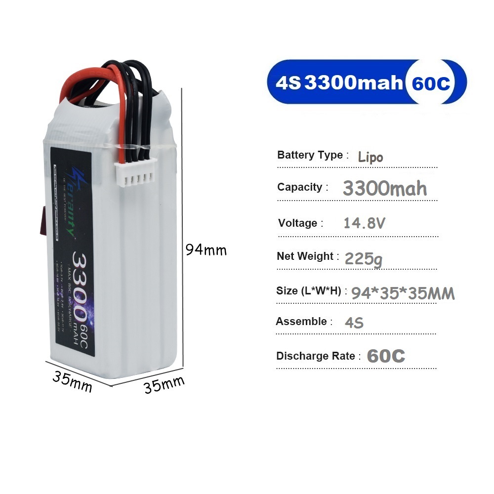 LiPo Rechargeable Battery 4S 3 - Drone Battery Adapter บทวิจารณ์และราคา