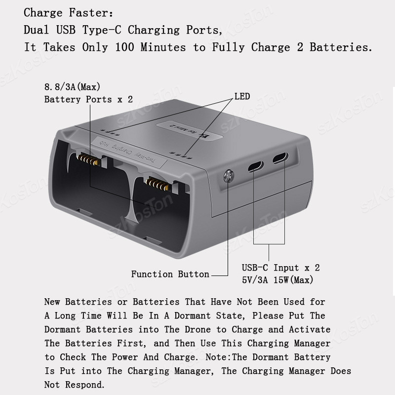 For DJI Mini 4K/MINI 2/Mini 2  - Drone Charging Hub บทวิจารณ์และราคา
