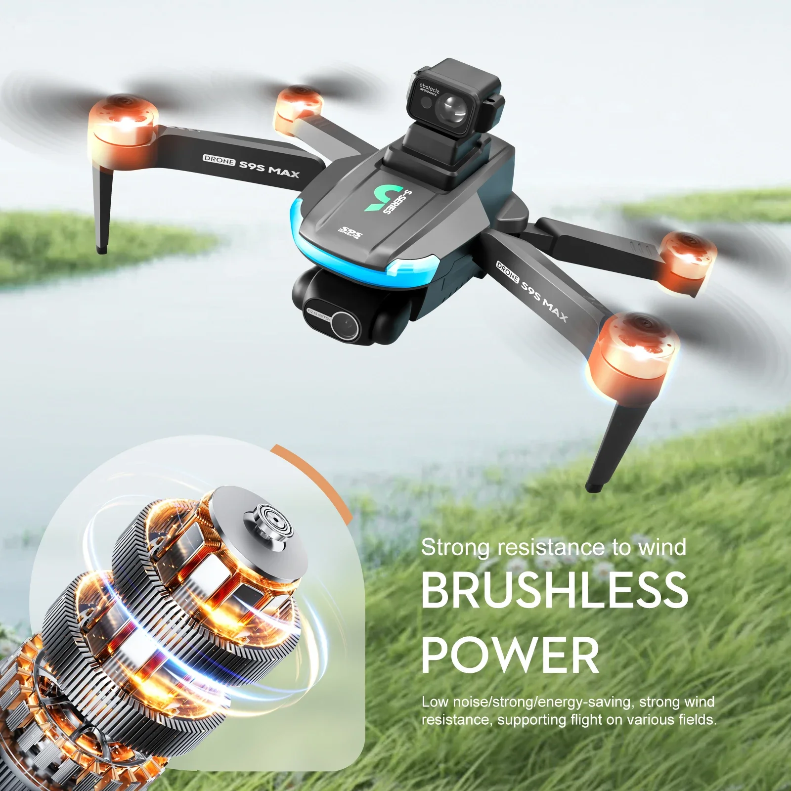 NEW S9S MAX MINI Drone 4K 2-Ax - Drone Remote Controller Lanyard บทวิจารณ์และราคา