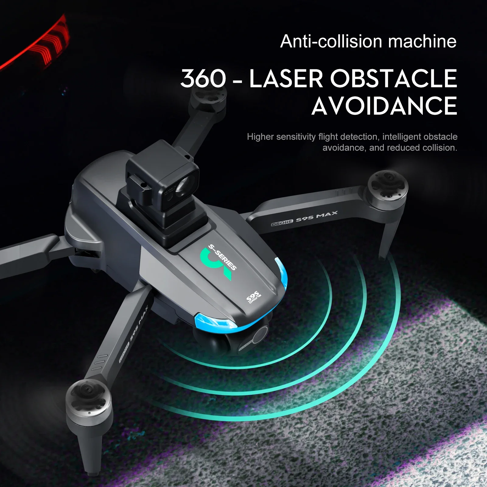 NEW S9S MAX MINI Drone 4K 2-Ax - Drone Remote Controller Lanyard บทวิจารณ์และราคา