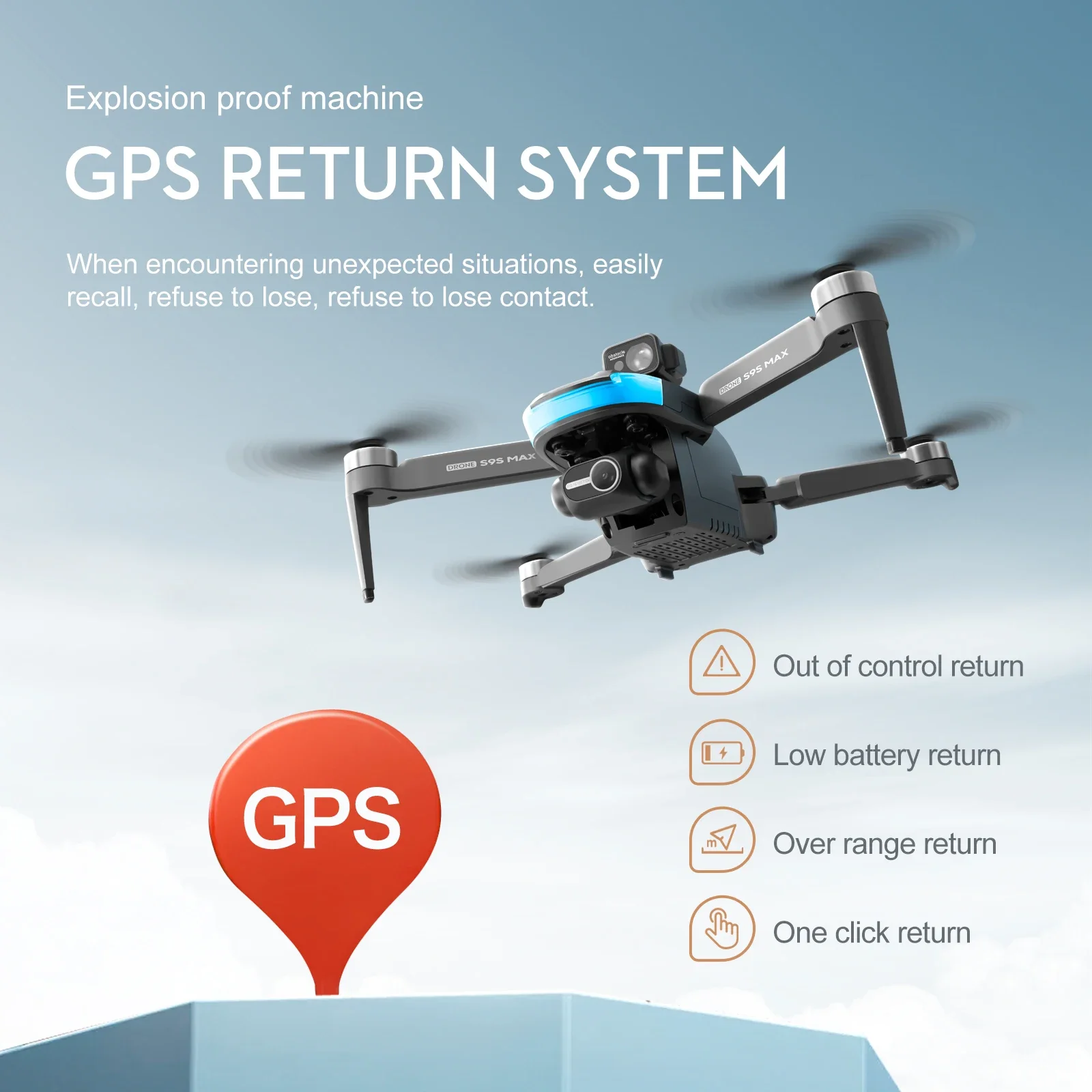 NEW S9S MAX MINI Drone 4K 2-Ax - Drone Remote Controller Lanyard บทวิจารณ์และราคา