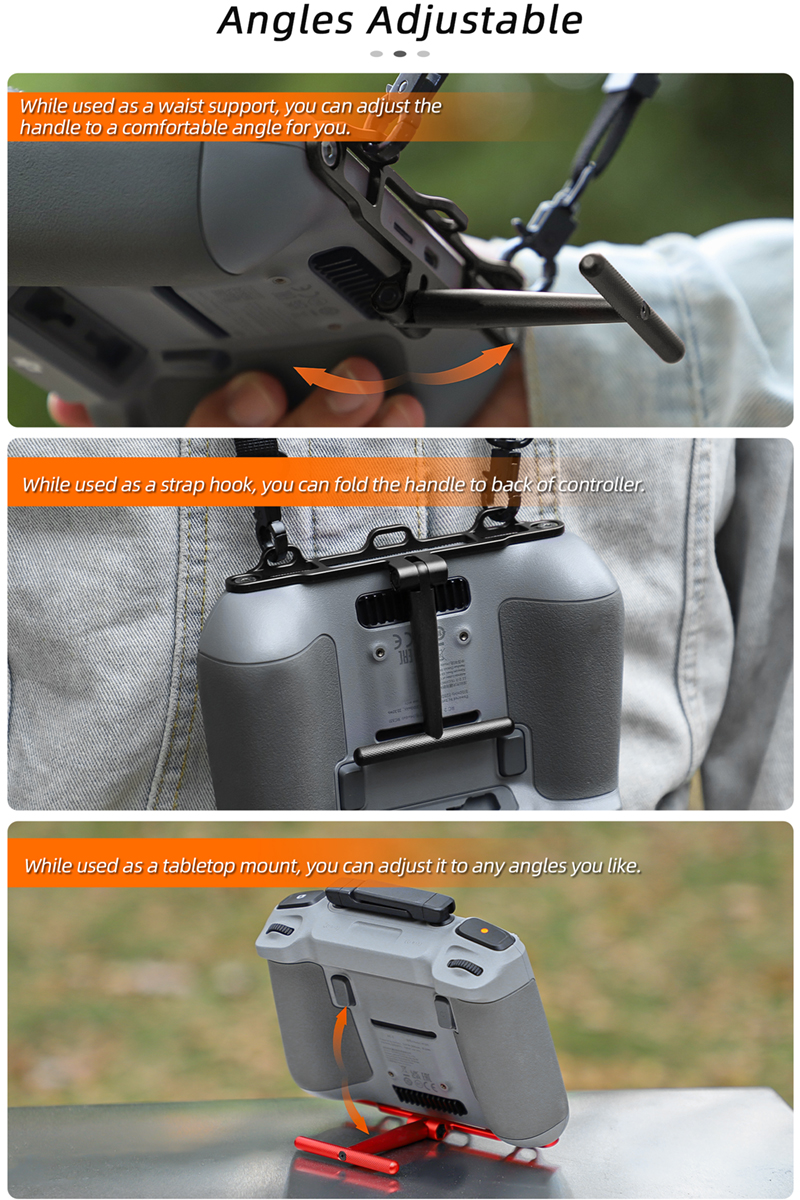 2in1 Handle Stand Bracket Neck - Drone Remote Controller Lanyard บทวิจารณ์และราคา