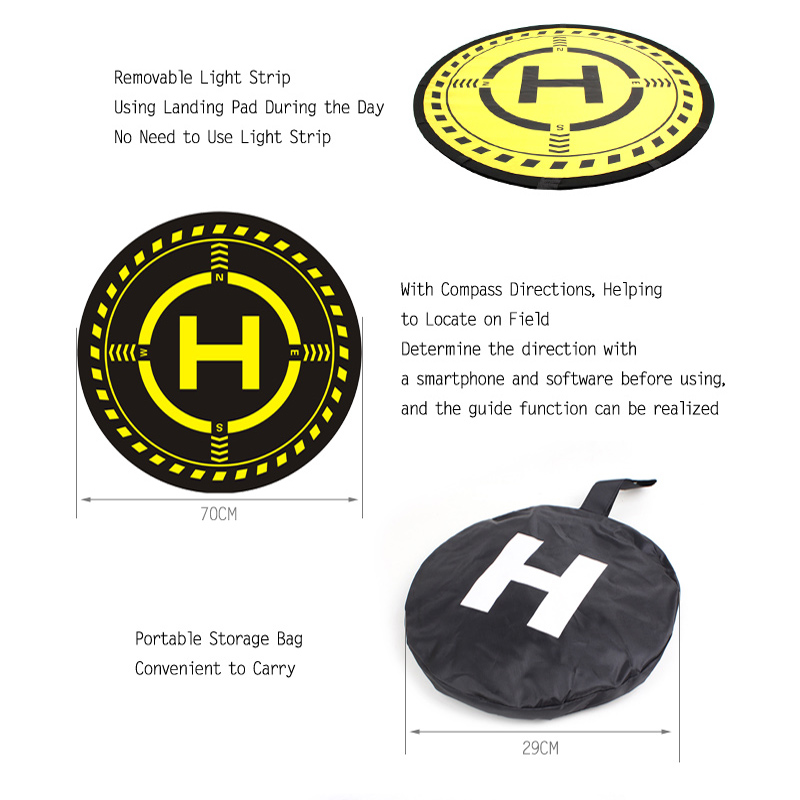 drone Parking apron with light - Drone Landing Pad บทวิจารณ์และราคา