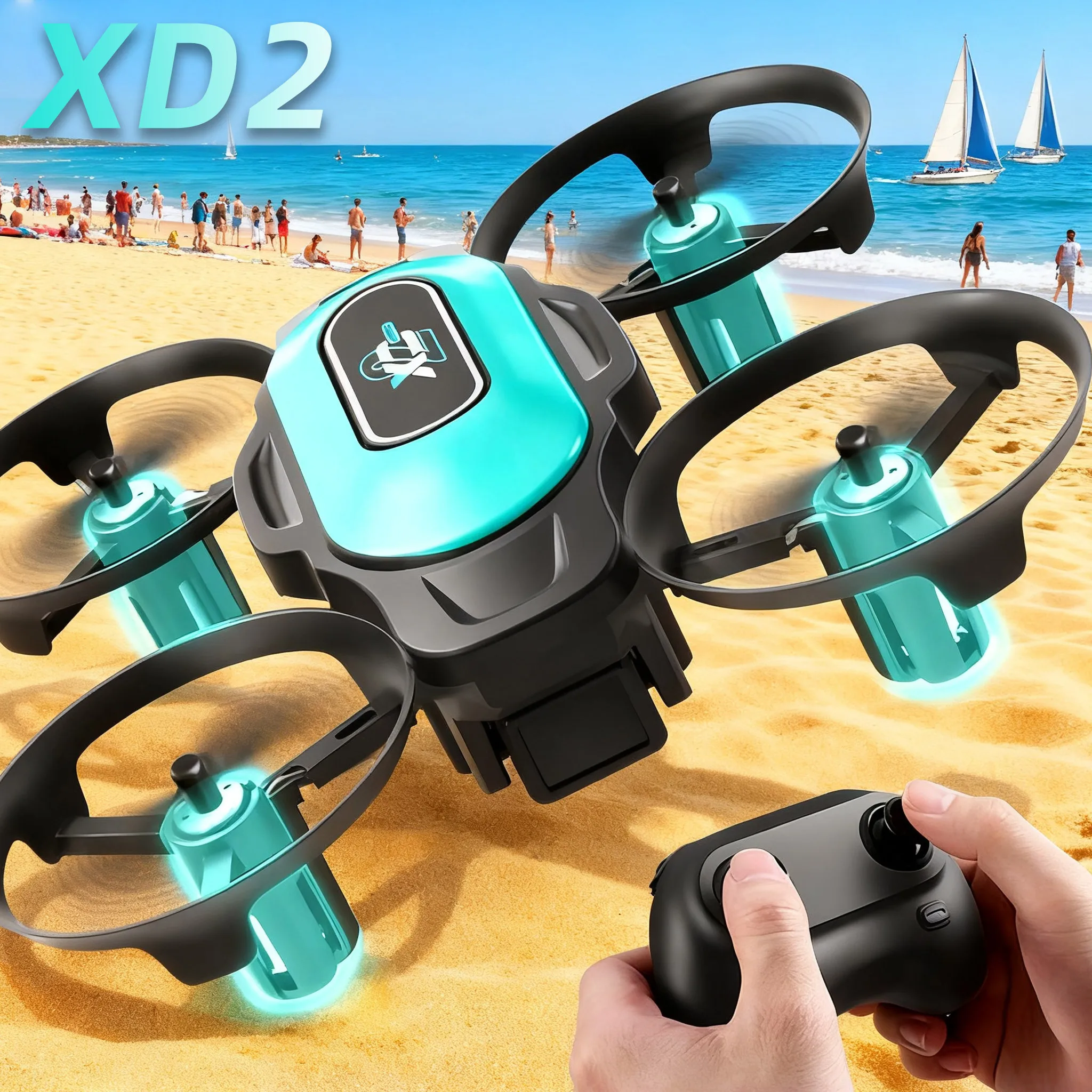 XD2 Mini Drone, 360° Stunt Fli - Drone Controller Screen บทวิจารณ์และราคา