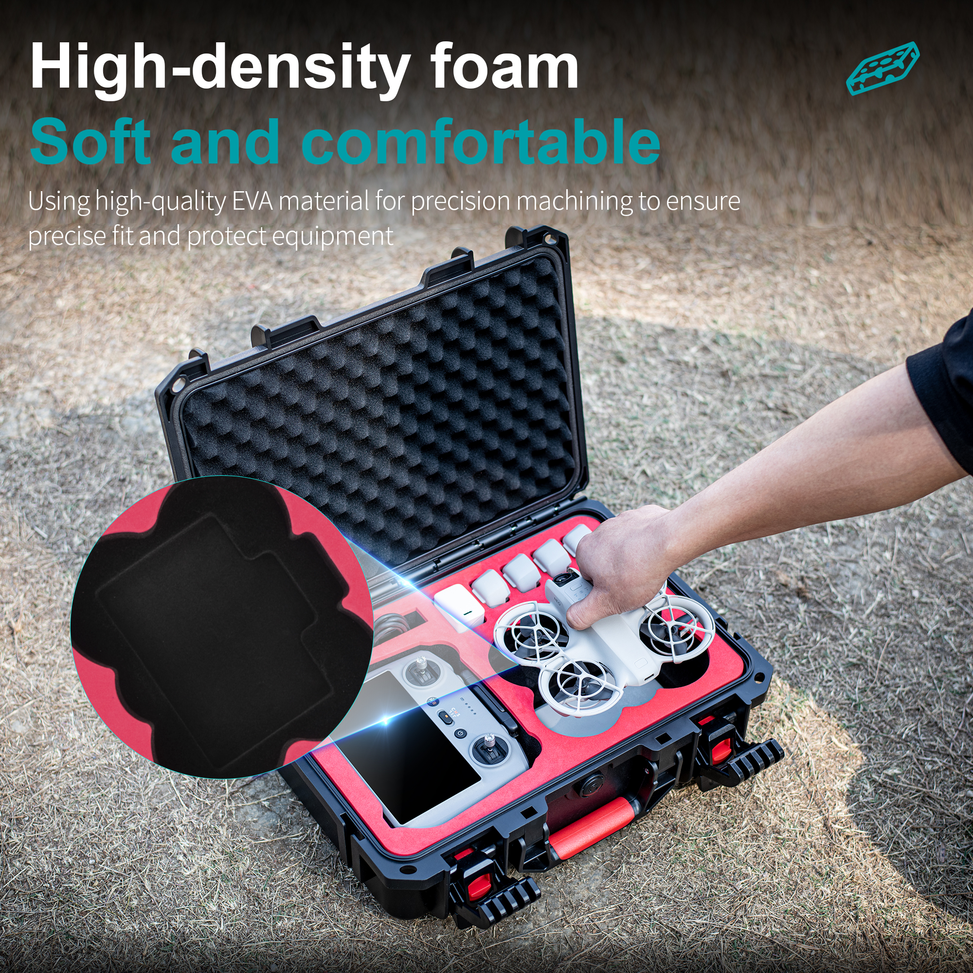 Portable Hard Waterproof Case  - Drone Charging Hub บทวิจารณ์และราคา