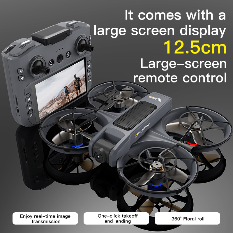 NEW X226 RC Drone 2.4G 5G WIFI - Drone Controller Screen บทวิจารณ์และราคา