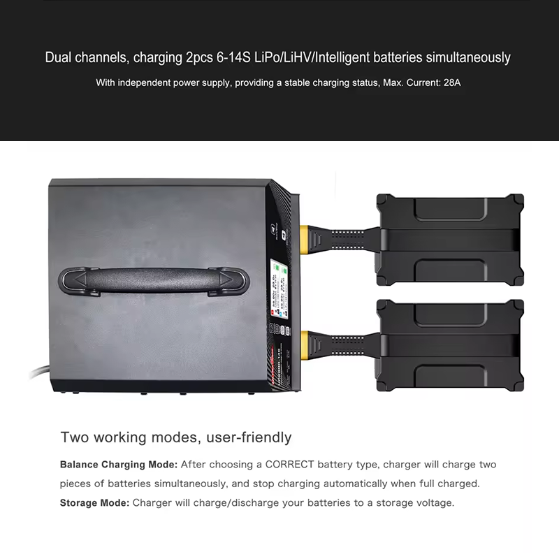 ULTRA POWER UP2800-14S 2X1400W - Drone Battery Charger บทวิจารณ์และราคา