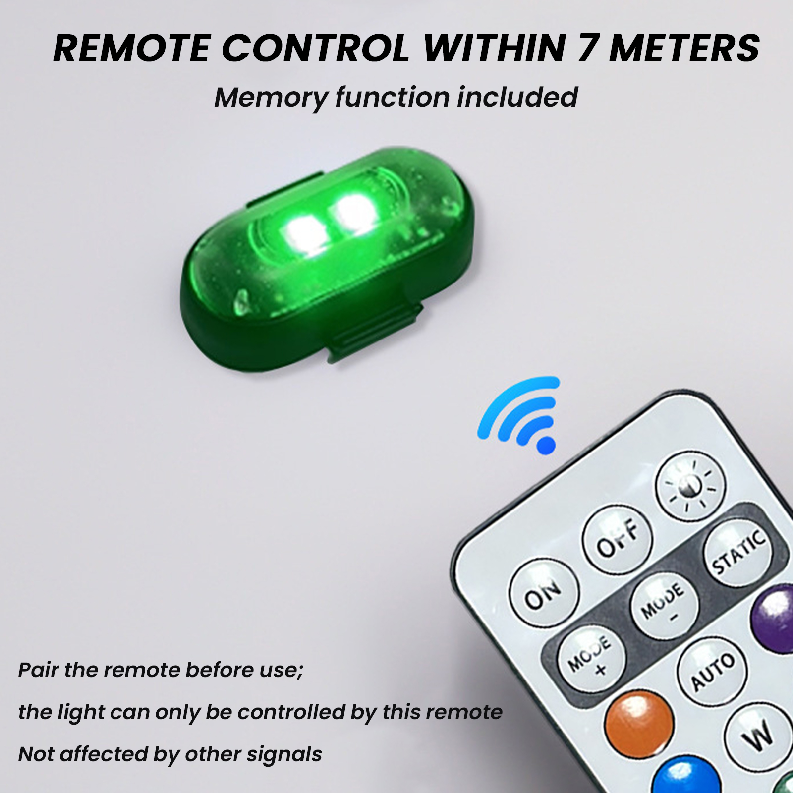 2/4/6PCS Wireless LED Strobe L - Drone Strobe Light บทวิจารณ์และราคา