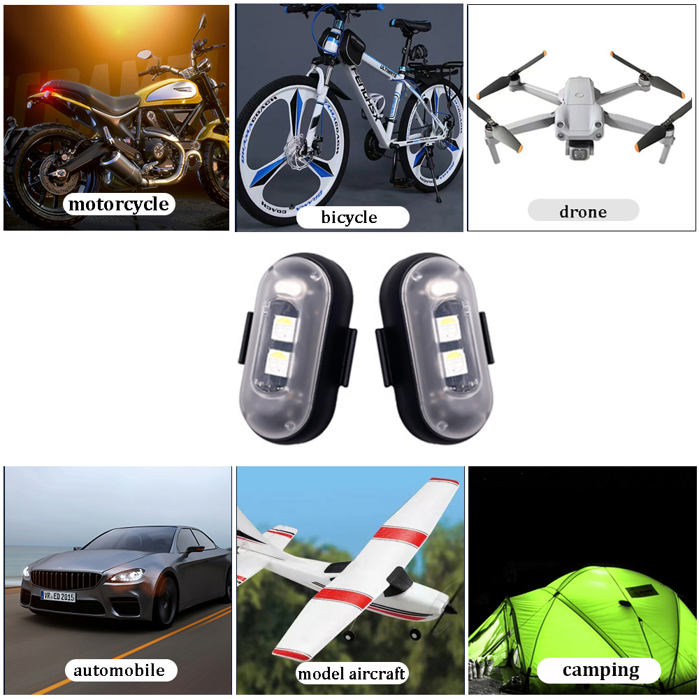 10x 4x 8Colors Wireless LED Dr - Drone Strobe Light บทวิจารณ์และราคา