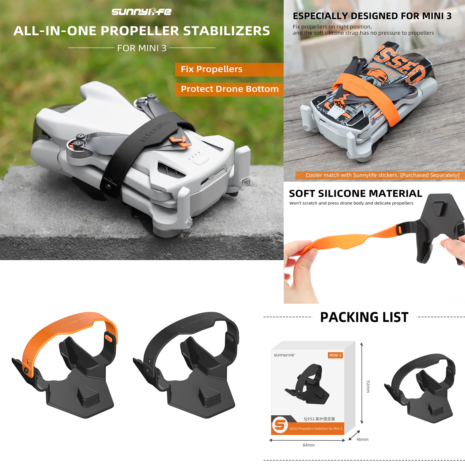 Sunnylif Propeller Bottom Hold - Drone Propeller Holder บทวิจารณ์และราคา