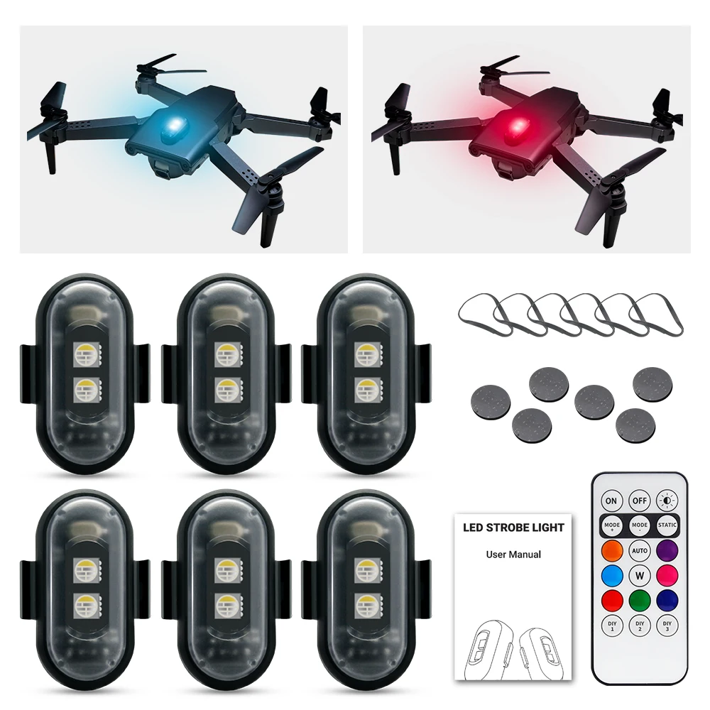 Motorcycle Strobe Light, APP C - Drone Strobe Light บทวิจารณ์และราคา