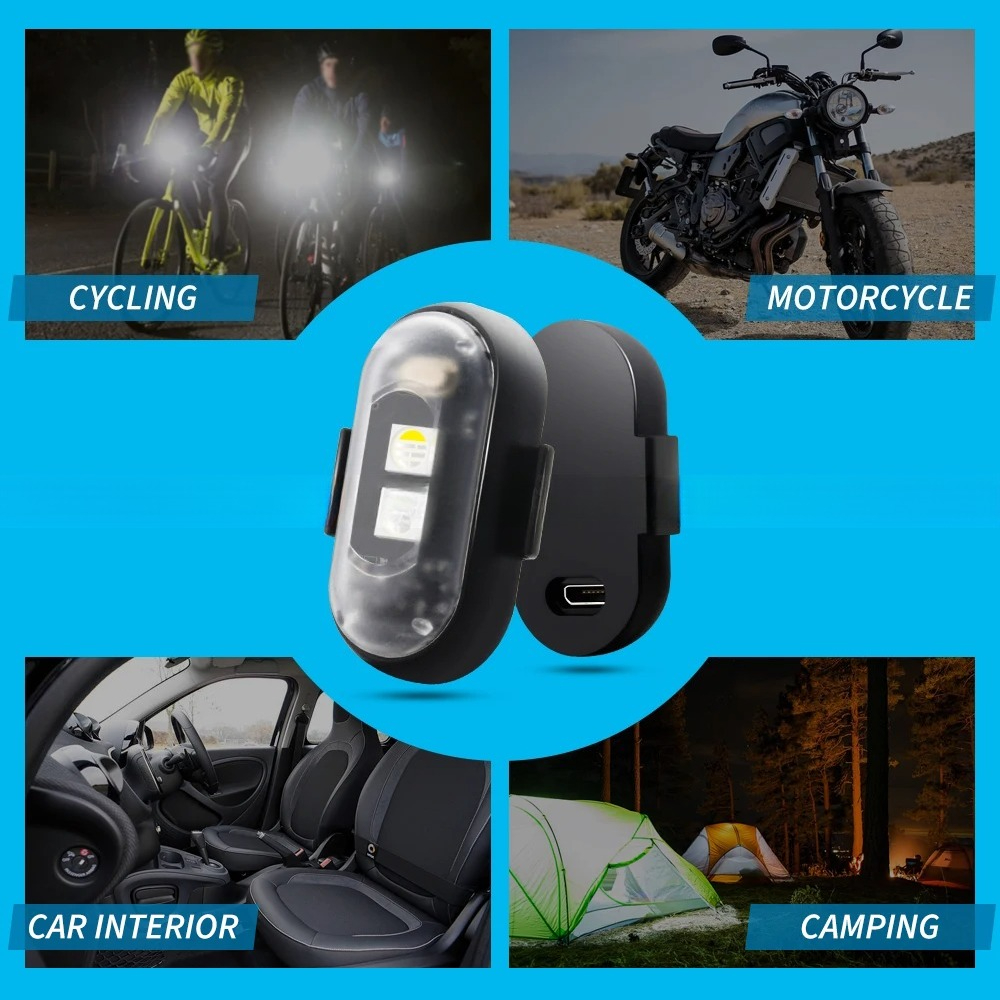 Motorcycle Strobe Light, APP C - Drone Strobe Light บทวิจารณ์และราคา