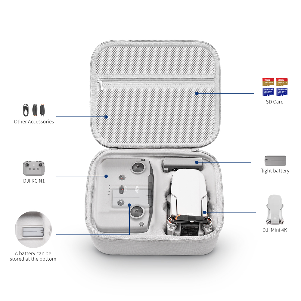 XFJI Storage Bag Protective Ca - Drone Joystick Cover บทวิจารณ์และราคา