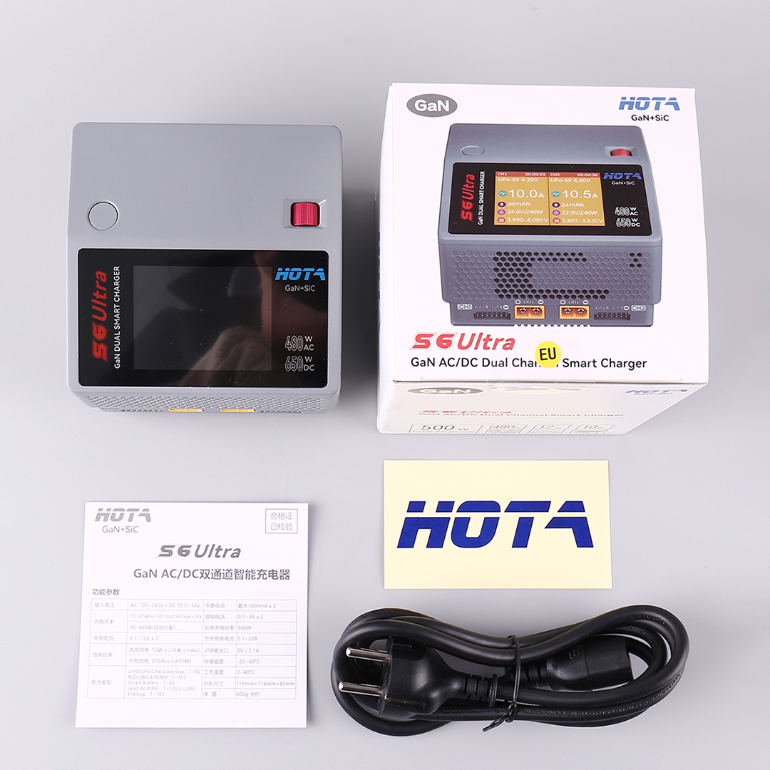 HOTA S6 Ultra Gallium Nitride  - Drone Battery Charger บทวิจารณ์และราคา