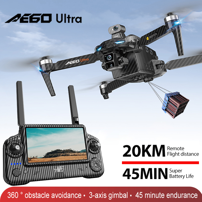 AE60 GPS Drone Professional 8K - Drone Controller Screen บทวิจารณ์และราคา