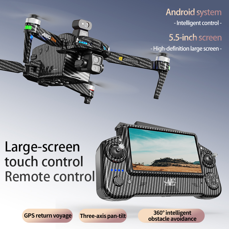 AE60 GPS Drone Professional 8K - Drone Controller Screen บทวิจารณ์และราคา