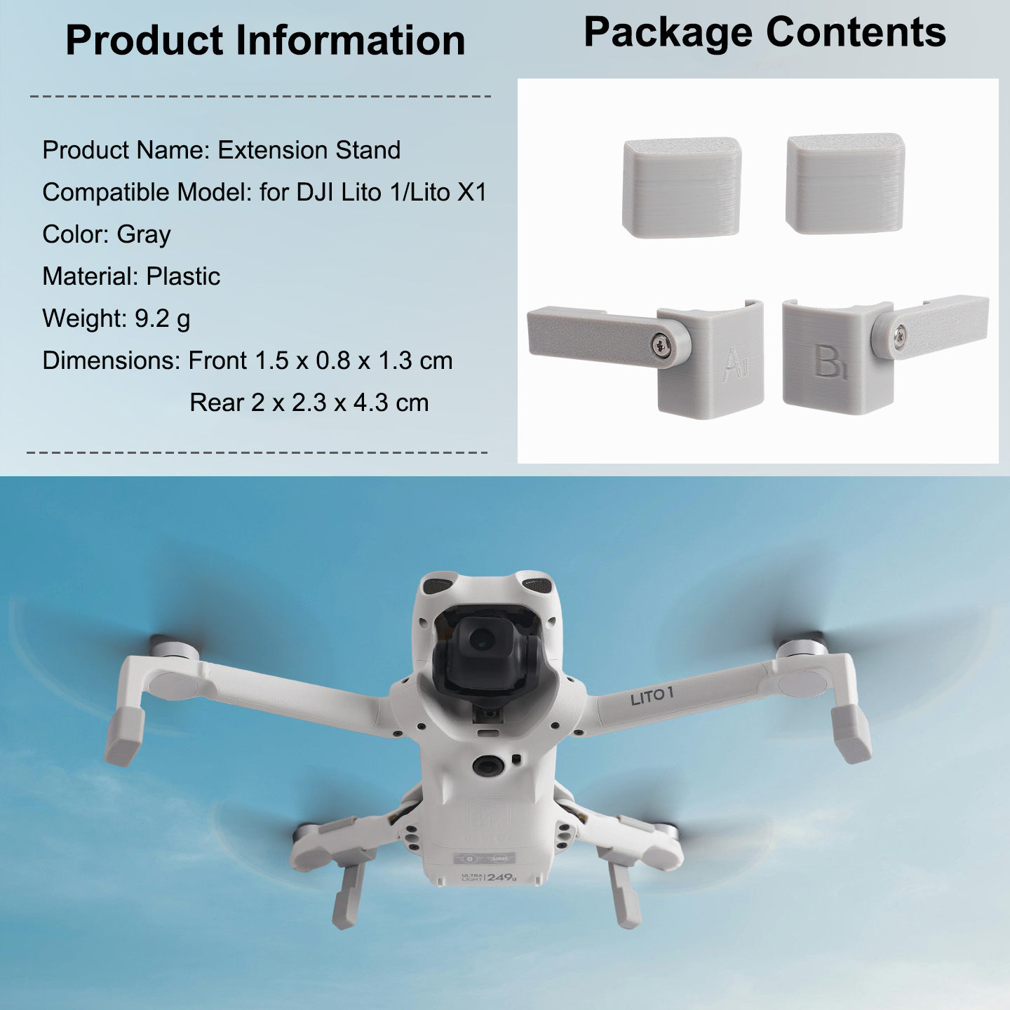 Landing Gear Extender for DJI  - Drone Landing Pad บทวิจารณ์และราคา