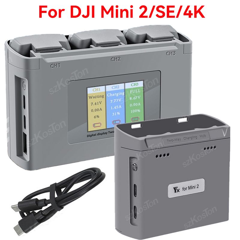For DJI Mavic Mini 2/SE Mini 4 - Drone Charging Hub บทวิจารณ์และราคา