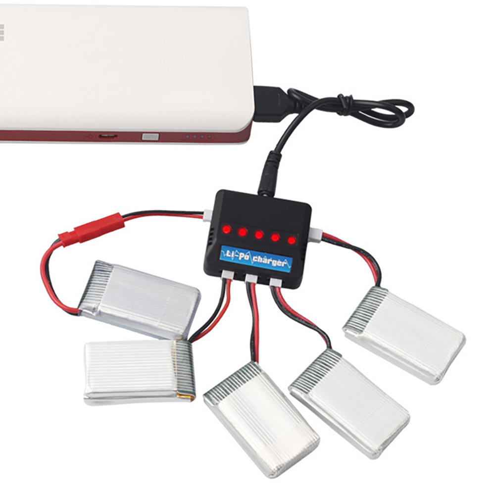 3.7V 550mAh 25C Lipo Battery 8 - Drone Battery Adapter บทวิจารณ์และราคา