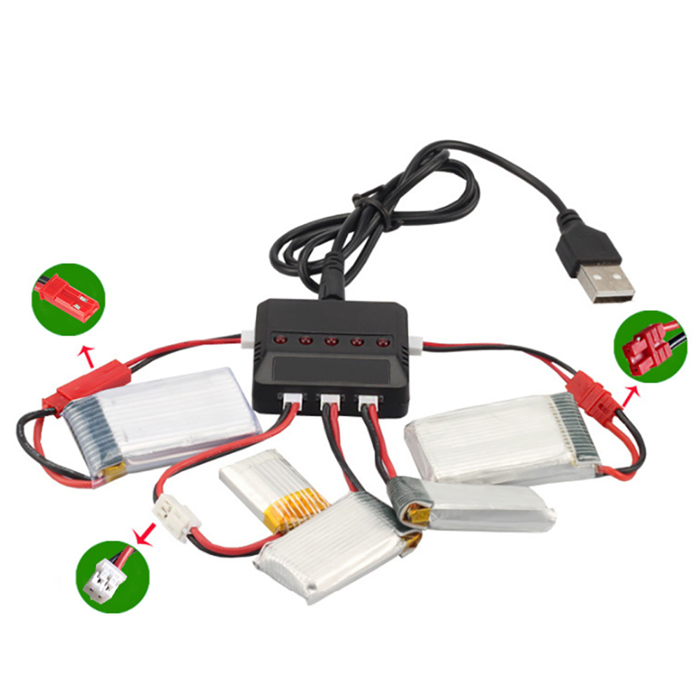 3.7V 550mAh 25C Lipo Battery 8 - Drone Battery Adapter บทวิจารณ์และราคา