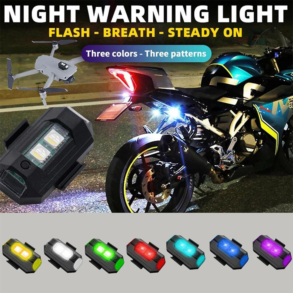 2PCS Mini LED Strobe Lights De - Drone Strobe Light บทวิจารณ์และราคา