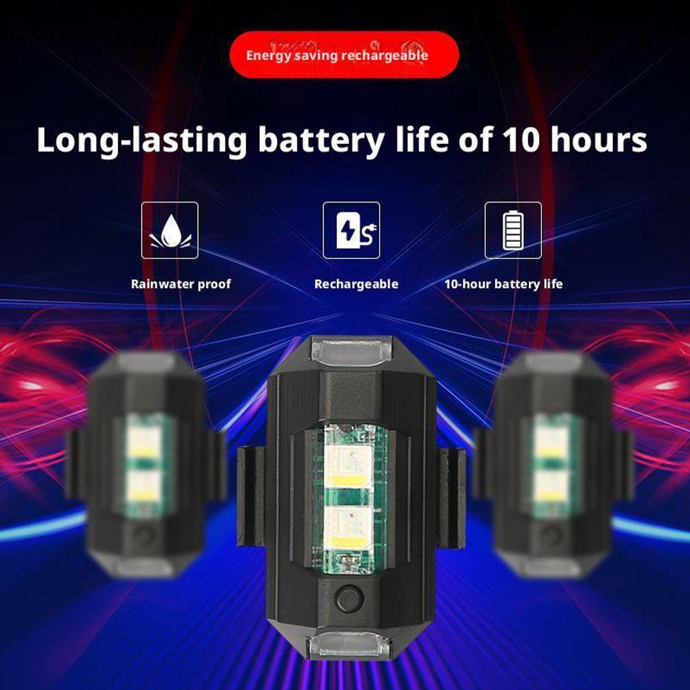 2PCS Mini LED Strobe Lights De - Drone Strobe Light บทวิจารณ์และราคา