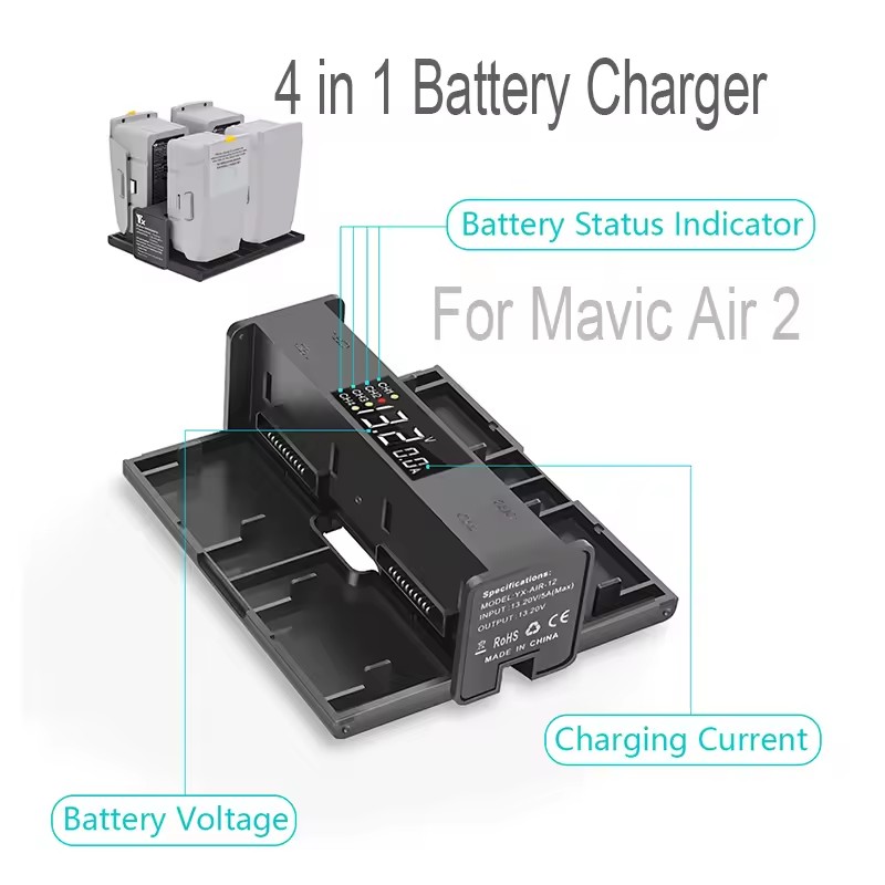 4 in 1 Portable Folding Chargi - Drone Charging Hub บทวิจารณ์และราคา