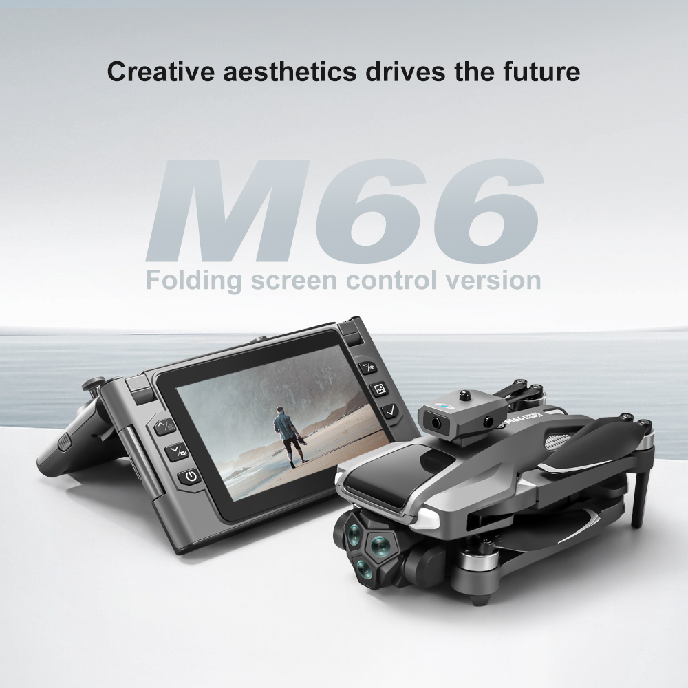 Foldable M66 RC Drone with 4.5 - Drone Controller Screen บทวิจารณ์และราคา