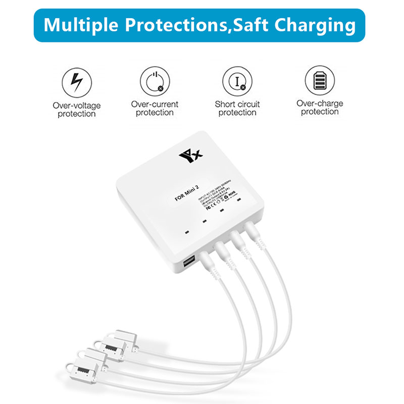 YX 6IN1 Fast Smart Battery Cha - Drone Charging Hub บทวิจารณ์และราคา