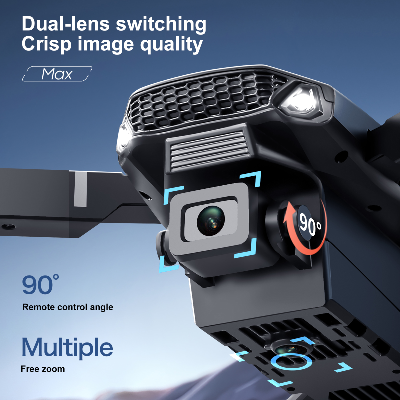 2025 New E88 E99 Upgraded Dron - Drone Controller Screen บทวิจารณ์และราคา