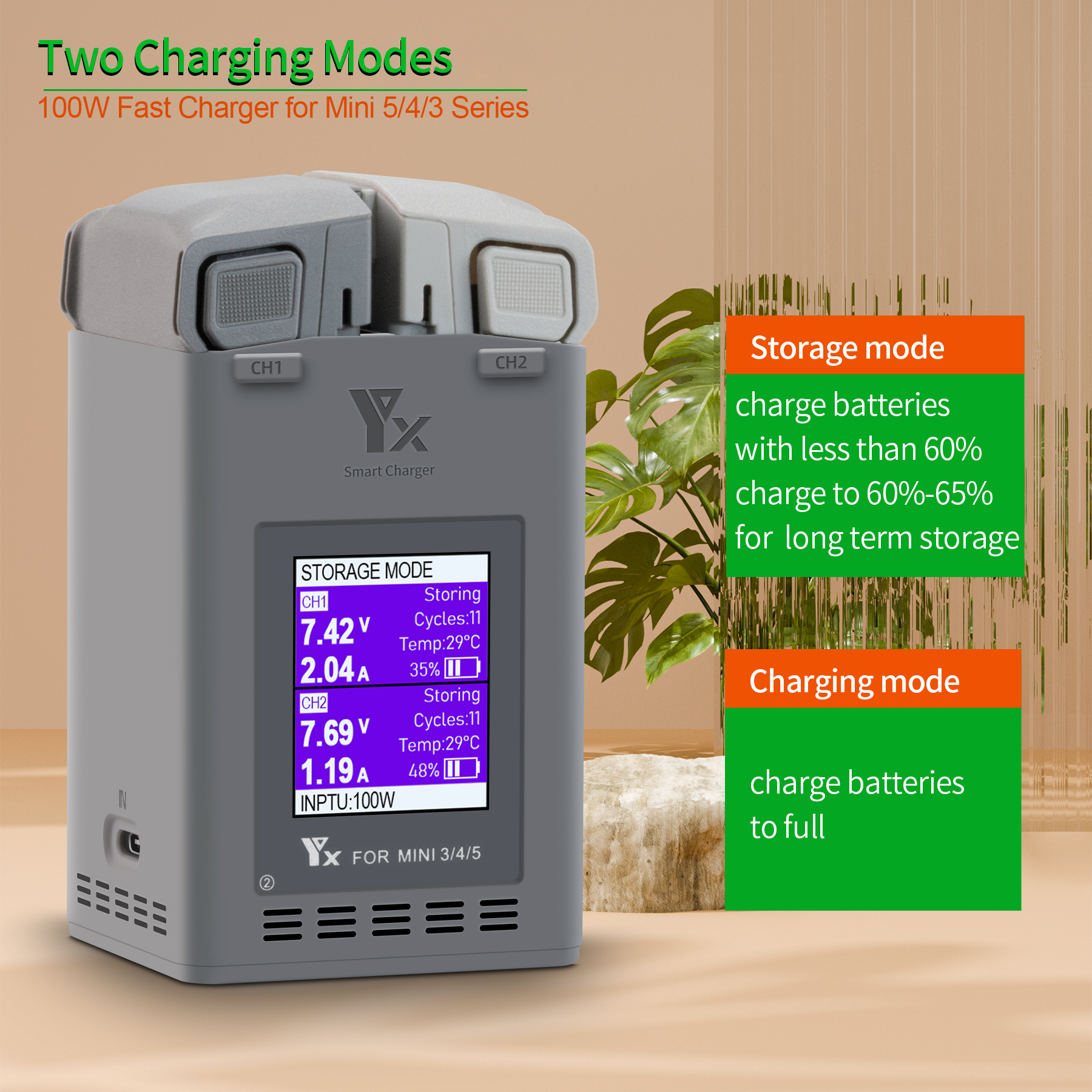 100W Intelligent Battery Charg - Drone Charging Hub บทวิจารณ์และราคา