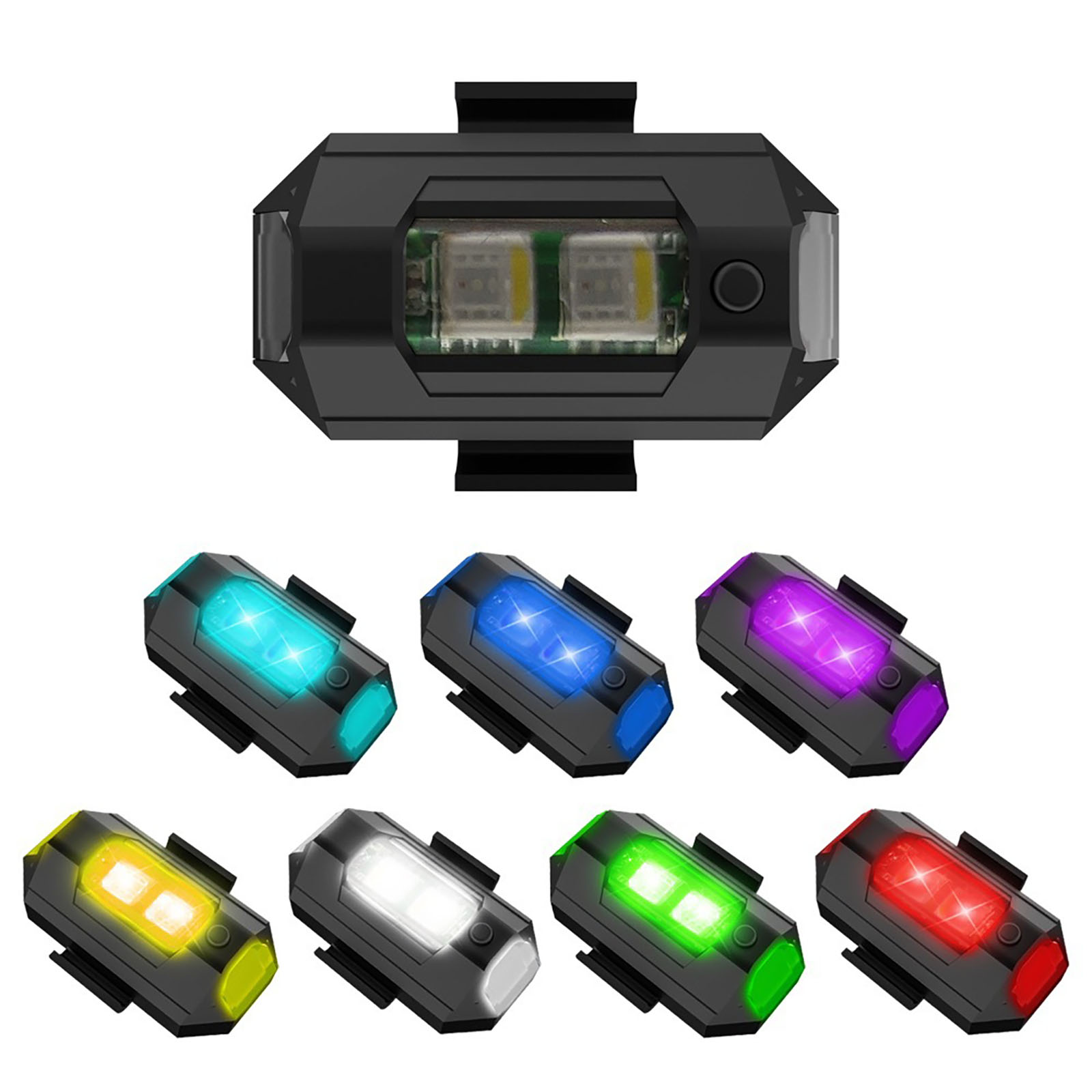 LED Anti-Collision 7 Colors US - Drone Strobe Light บทวิจารณ์และราคา