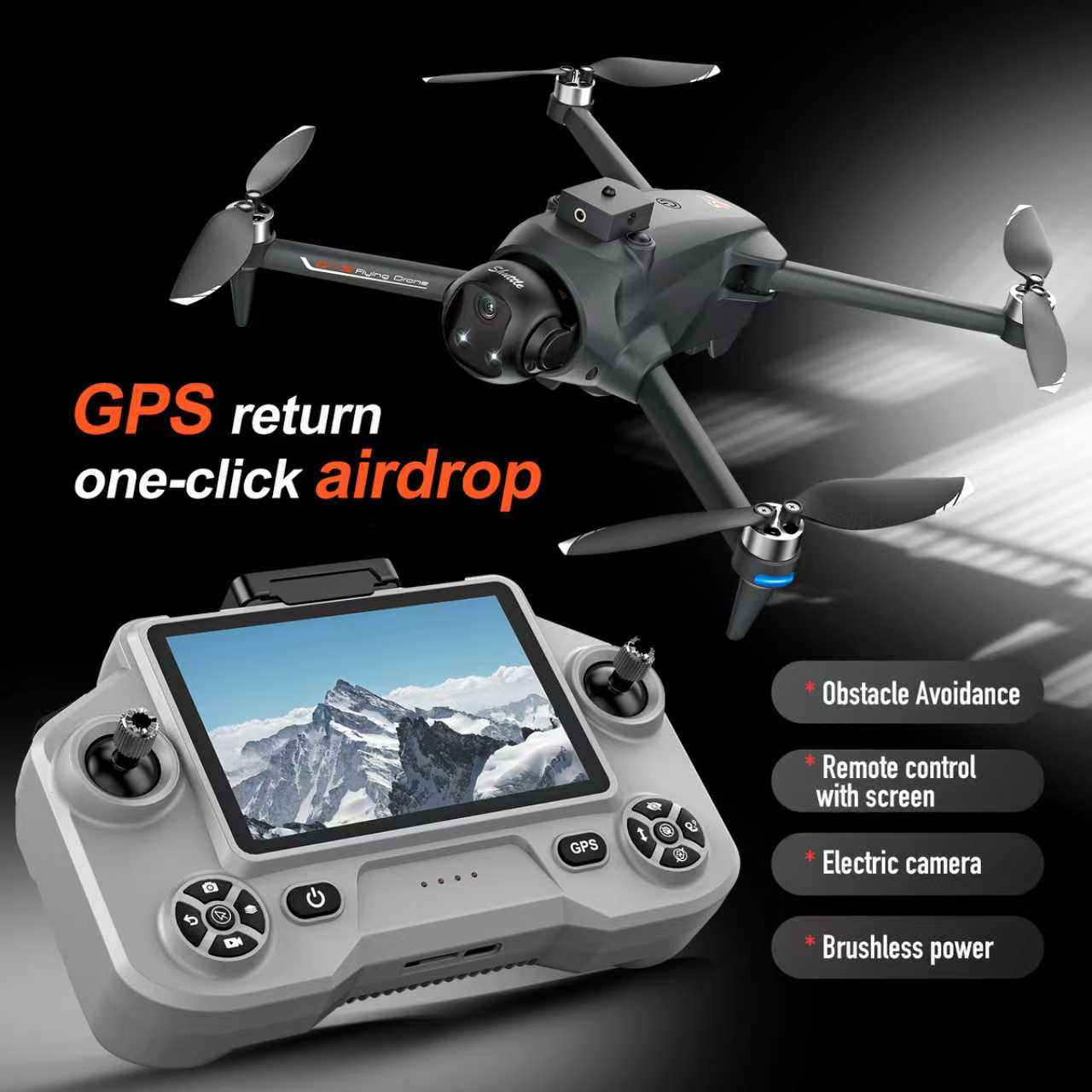 YL059 FPV GPS Quadcopter Drone - Drone Beacon Light บทวิจารณ์และราคา