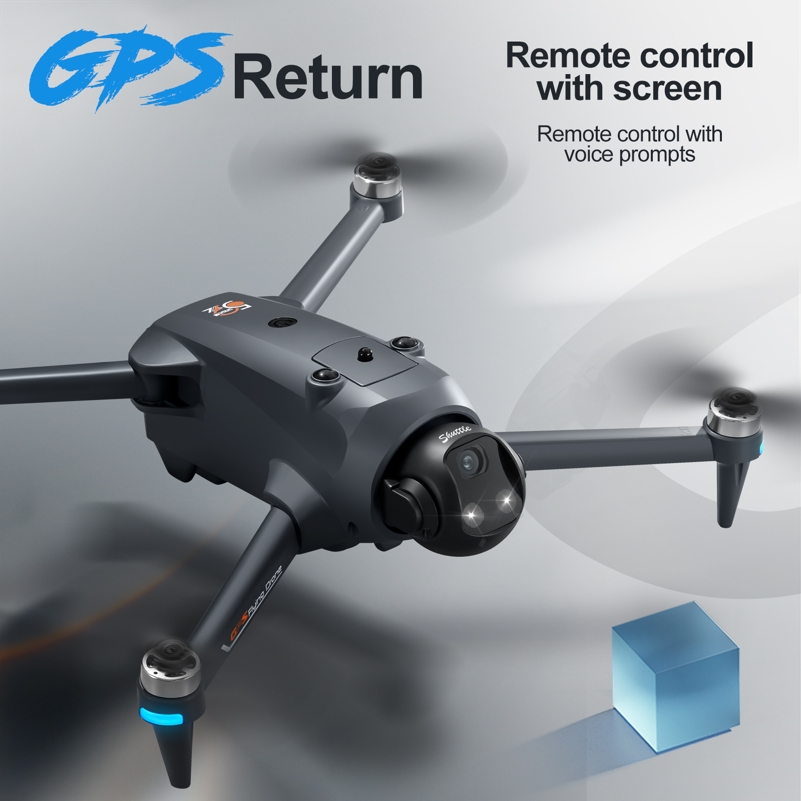 YL059 FPV GPS Quadcopter Drone - Drone Beacon Light บทวิจารณ์และราคา
