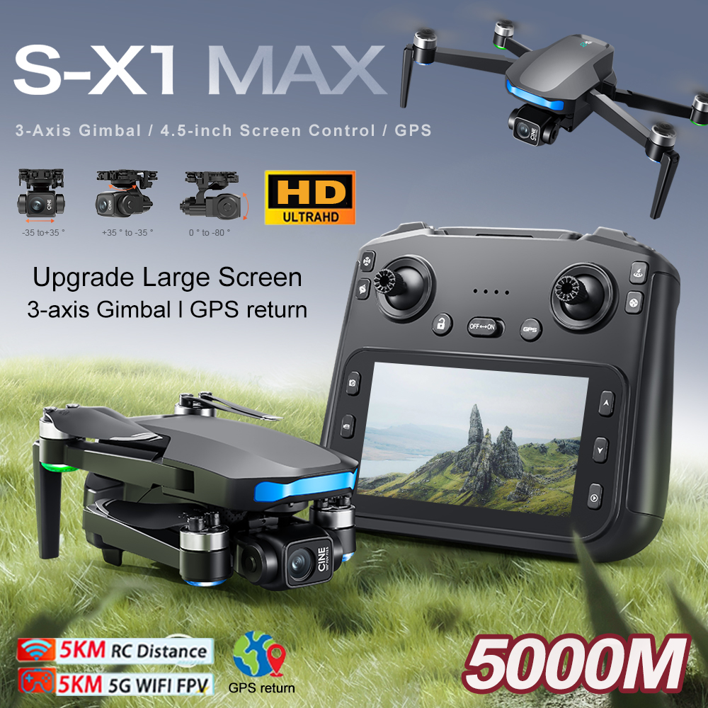New S-X1 MAX Drone GPS 8K Prof - Drone Battery Adapter บทวิจารณ์และราคา