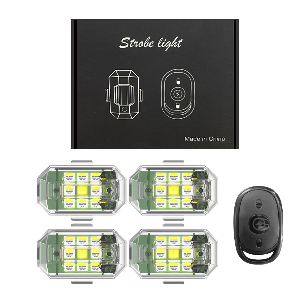 1/2/4pcs Wireless LED Drone St - Drone Strobe Light บทวิจารณ์และราคา